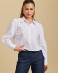 Camisa Cropped - Branco