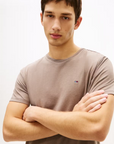 T-shirt com Logo - Bege