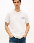 T-shirt com Estampado Traseiro - Bege