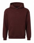 Hoodie com Estampado Traseiro - Bordo