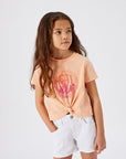 T-shirt Cropped - Laranja