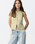 Chaleco estilo top - Verde