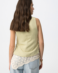 Chaleco estilo top - Verde