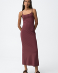 Vestido de Alças - Bordo