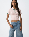 Polo de Malha - Rosa