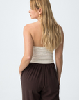 Top com Pormenor - Bege