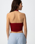 Top com Textura - Vermelho