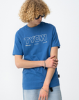 T-shirt Básica - Azul Médio