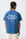 T-shirt com Estampado Traseiro - Azul Médio